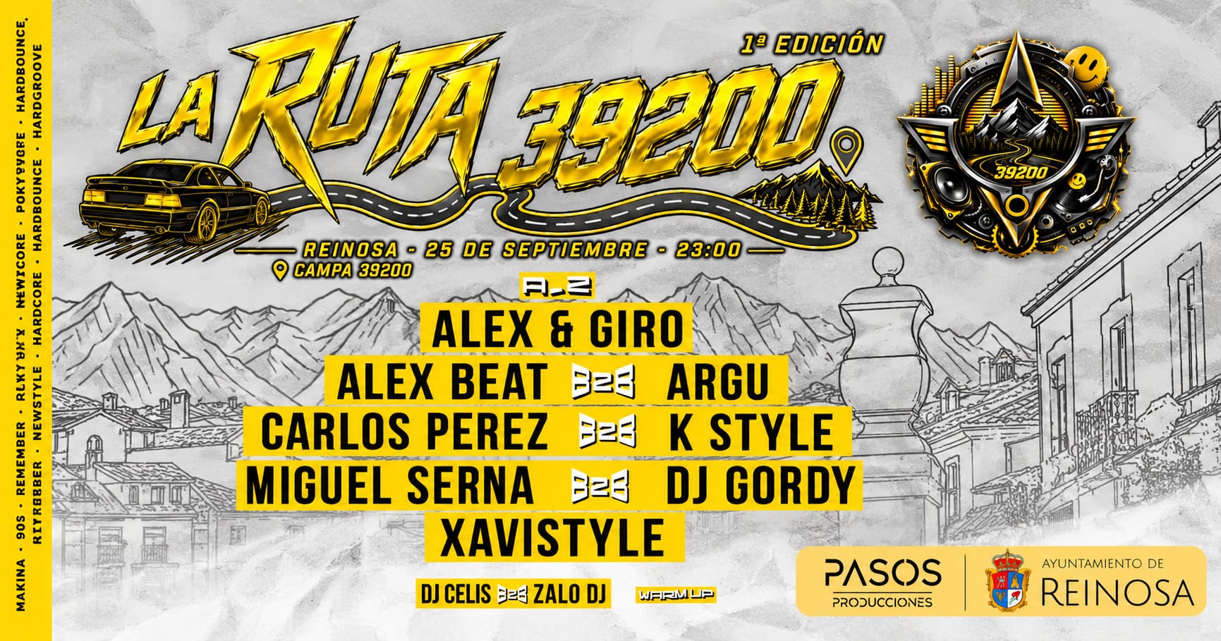 Reinosa se prepara para la primera edición de “La Ruta 39200”, una noche dedicada a la música electrónica