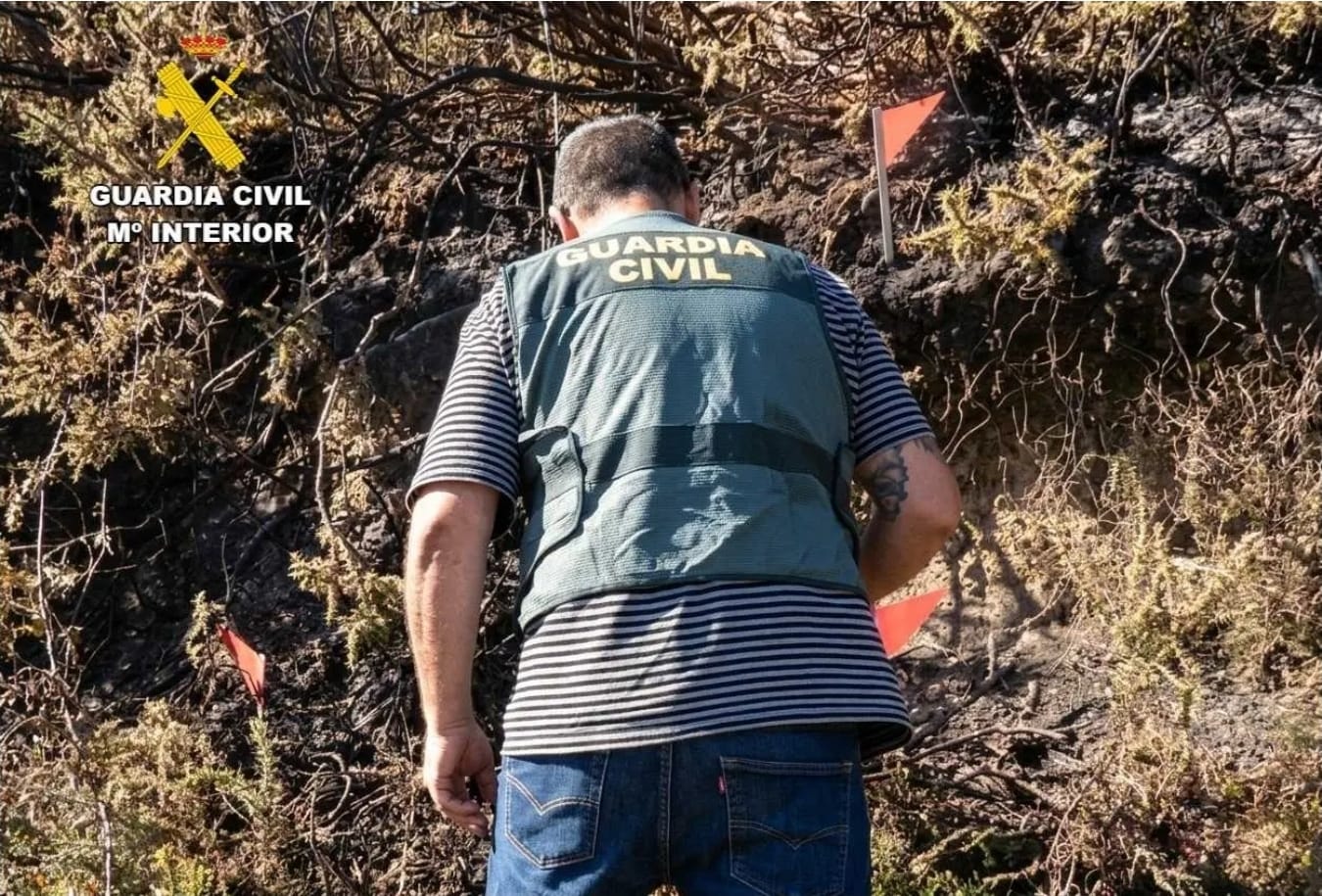 Investigado un hombre de 52 años por dos incendios forestales en el Parque Natural Saja-Besaya