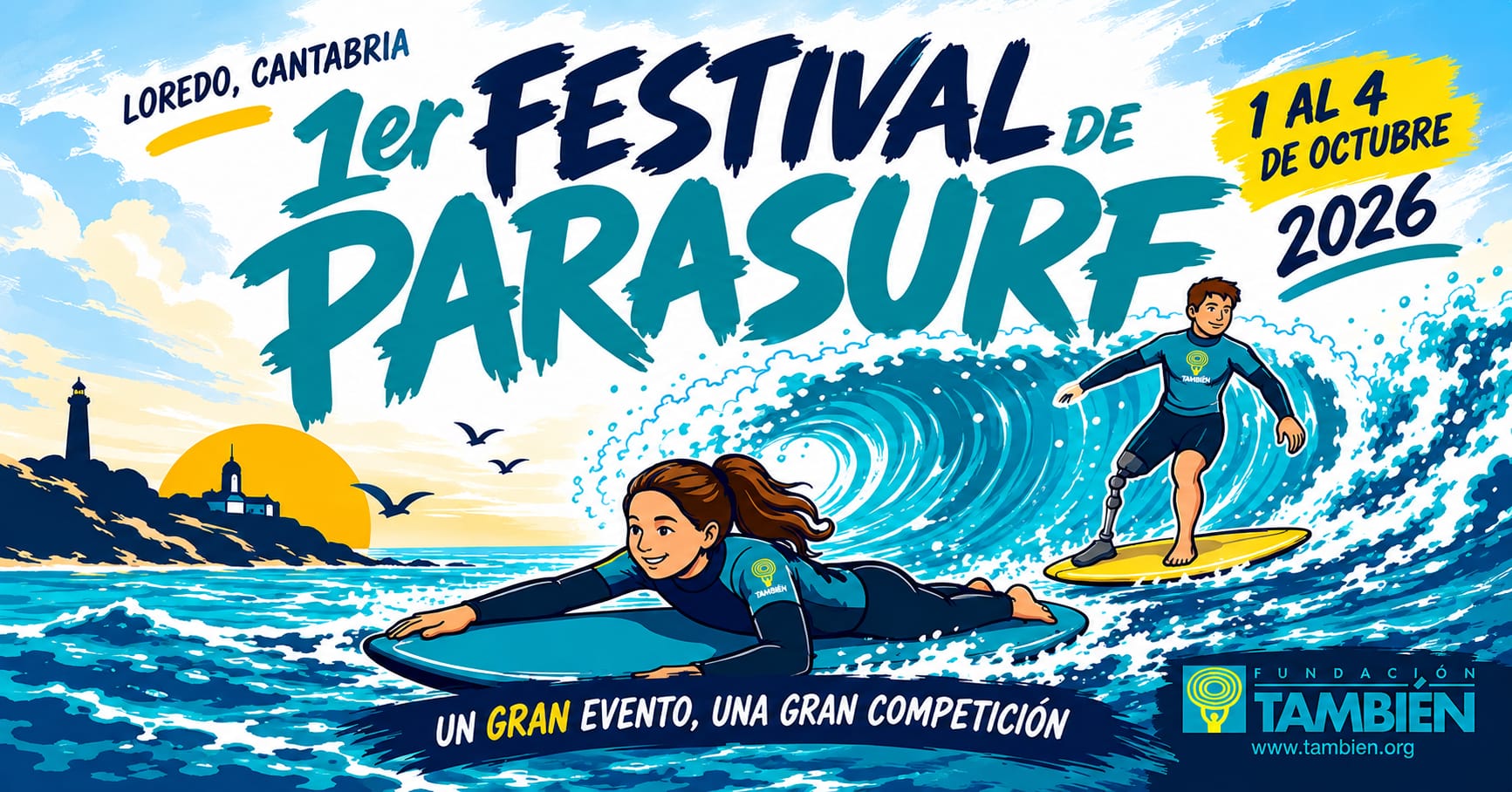 Loredo reunirá a más de 100 personas en el I Festival de Parasurf