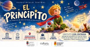 ‘El Principito’ llega al Espacio Escénico Santiago Galas con una propuesta para toda la familia