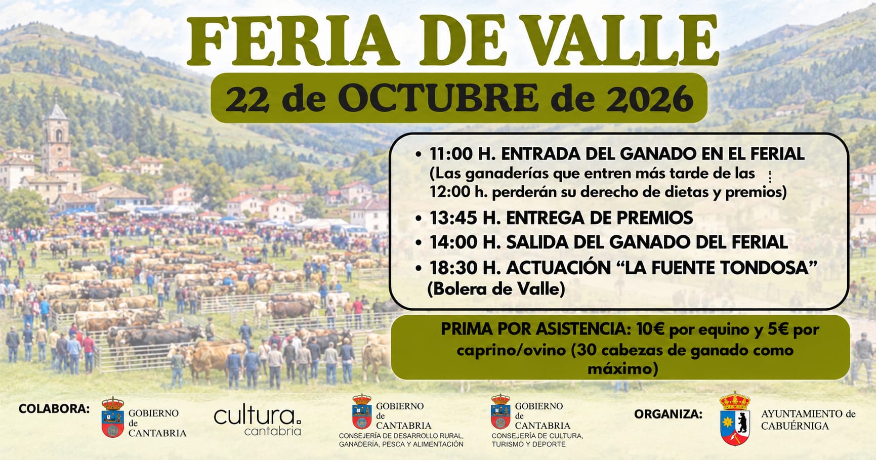 Radio Foramontanos e IFOMO se van de feria este jueves a Valle de Cabuérniga