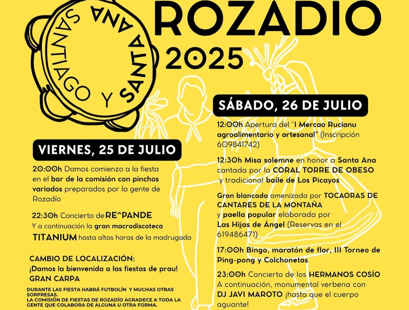 Fiestas de Rozadio 2025