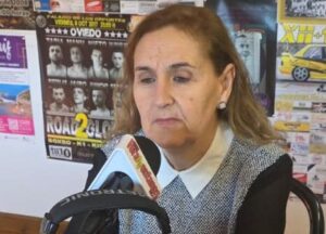 Carolina Entrecanales hablando de la 9ª Feria de La leche en Ruiloba este 15 de Febrero