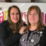 Aurori y Cristina de La Asociación San Martín, hablando del festival solidario del cáncer de páncreas este sabado 4 de abril en Cabezón