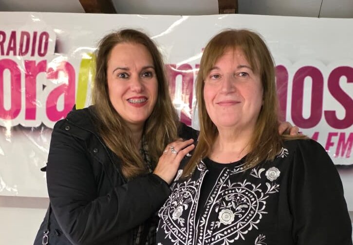 Aurori y Cristina de La Asociación San Martín, hablando del festival solidario del cáncer de páncreas este sabado 4 de abril en Cabezón